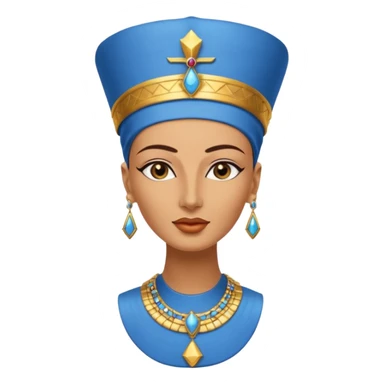 Bust of Nefertiti sticker