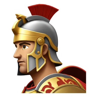 Achilles head warrior roman centurion sticker
