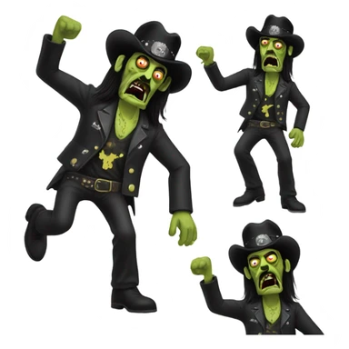 lemmy zombie dancing sticker