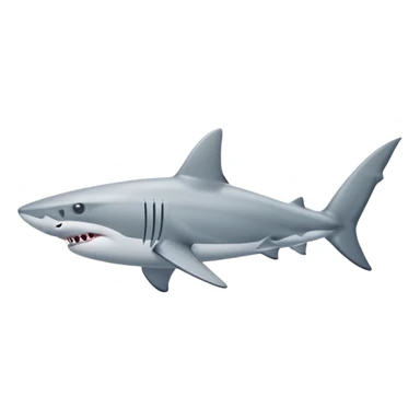 Shark whit Nike  sticker