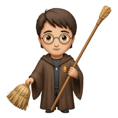 harry potter broom sticker