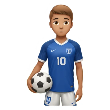 Undergraduate soccer player on college field, focused look, campus stadium lights, cinematic, realistic sticker