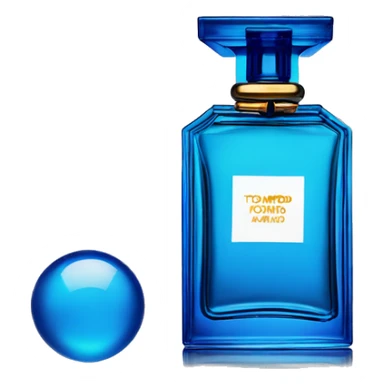 tom ford amalfi azure perfume squared bottle emoji  sticker