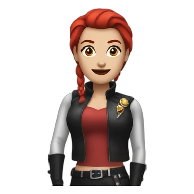 Harley queen sticker