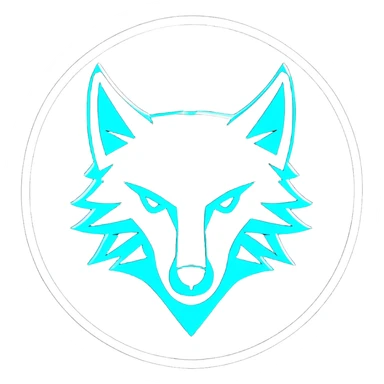 Witcher medallion glowing with magic sticker