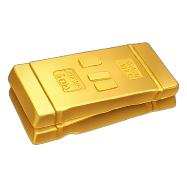 gold bars in wallet sticker