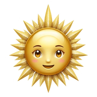 Golden sparkle  sticker