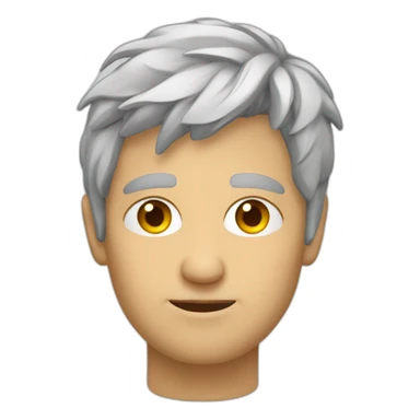 northern europes laziest coder grey hair sticker