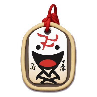 japanese shinto omamori charm sticker