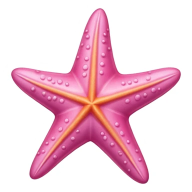 pink starfish sticker
