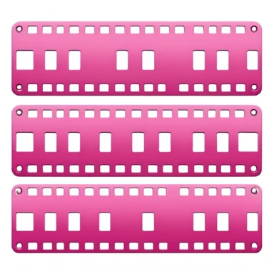 Film strip in pink  sticker