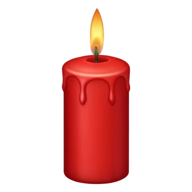Red age 94 candle  sticker