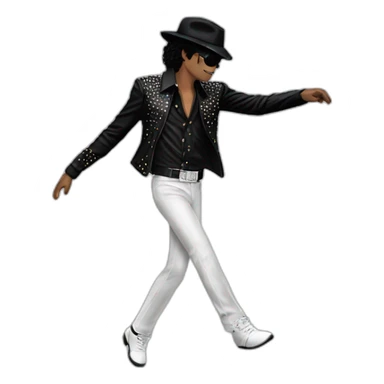 Michael Jackson Moonwalk sticker
