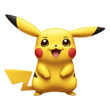 Pikachu smiling sticker