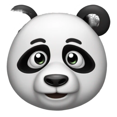 Panda animatronic sticker