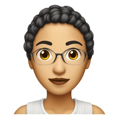 Mulher fazendo crochê  sticker