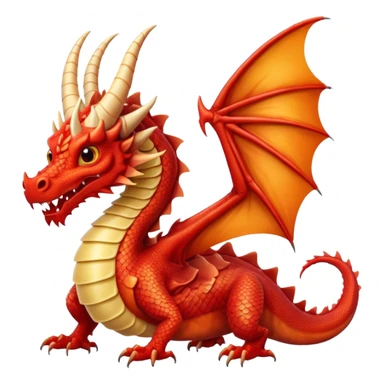 Dragon con cuerpo de pasta canelloni que el cuerpo enga su cuerpo normal con patas y que tenga tres cabezas de dragon sticker