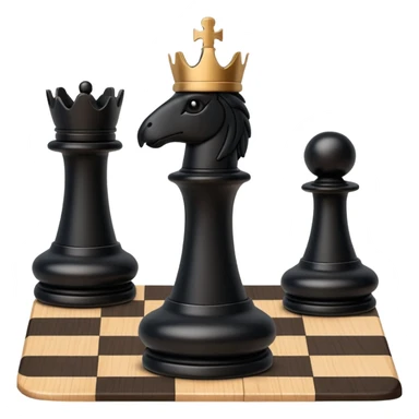 black rook chess piece, classic chess rook with castle features sticker