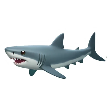 shark in pond sticker