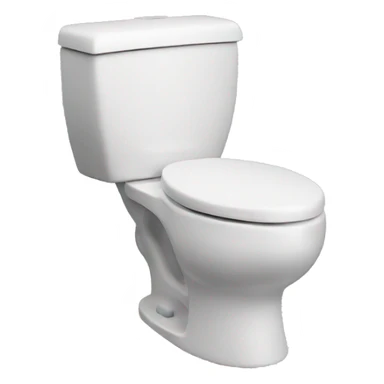 Toilet with a head coming out of it sticker