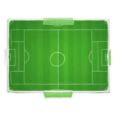 soccer pitch sticker
