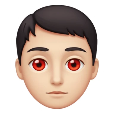 Chill with red eyes sticker
