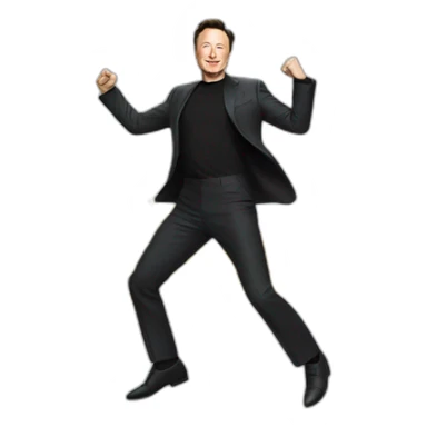 Elon Musk dancing sticker