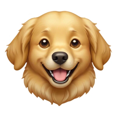 Cinematic Comical Golden Retriever Portrait Emoji, Head tilted dramatically with an exaggeratedly amused expression, featuring a vibrant golden coat with a lively sheen, wide, expressive brown eyes filled with playful disbelief, Simplified yet hilariously expressive features, highly detailed, glowing with a slightly sassy glow, high shine, dramatic yet playful, stylized with an air of cheeky mischief, bright and endearing, soft glowing outline, capturing the essence of a spirited and over-the-top companion, so meme-worthy it feels like it could side-eye its way into internet fame instantly! sticker