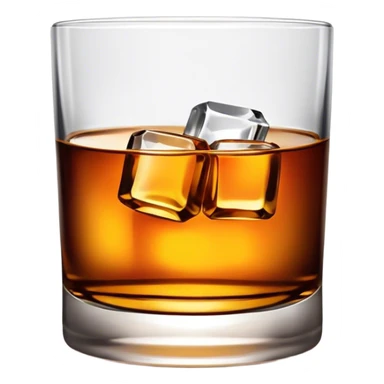 Whiskey on the rock sticker