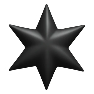 black star half filled for review sticker