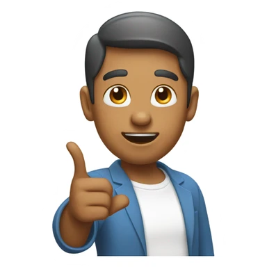 A person talking sticker