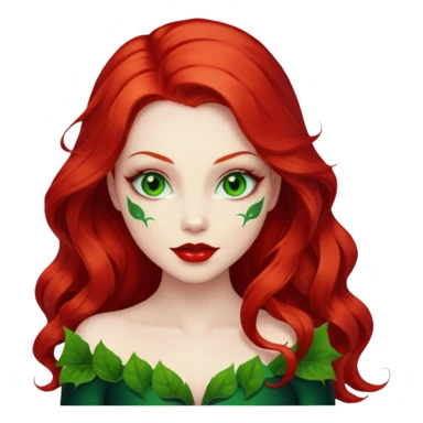 poison ivy face sticker