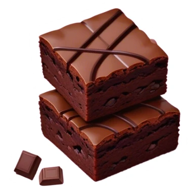 Brownie in pink pan sticker