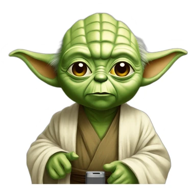 Yoda con letras CAPO RADIO sticker