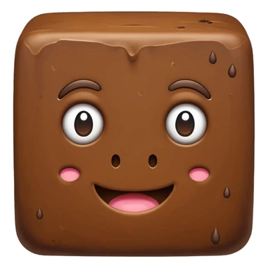 Square poop  image sticker