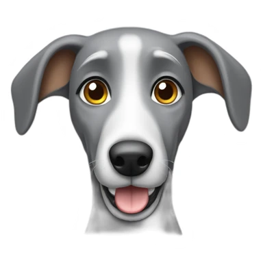 Cute Grayhound sticker