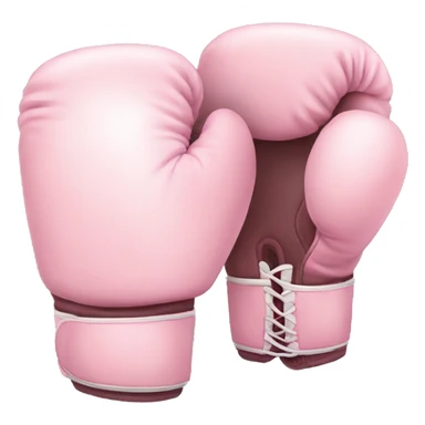 light pink boxing gloves sticker