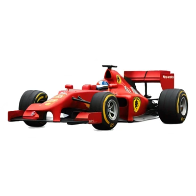 formula 1 ferrari racing car  sticker