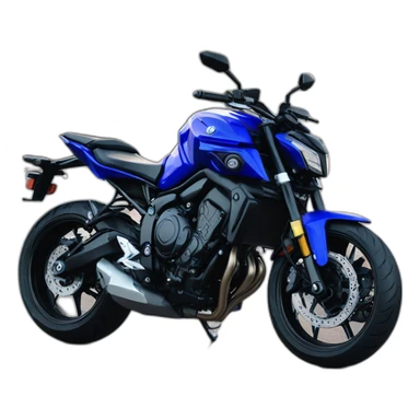 yamaha mt07 blue 2021 sticker