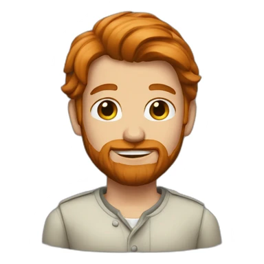 Rousse foncé sticker