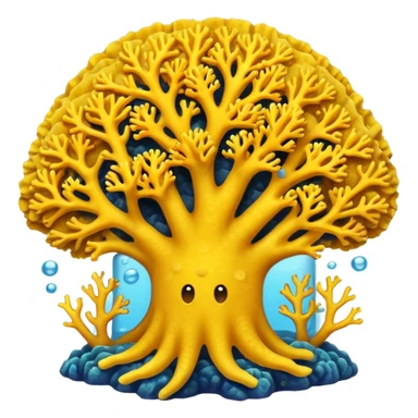 yellow Corals sticker