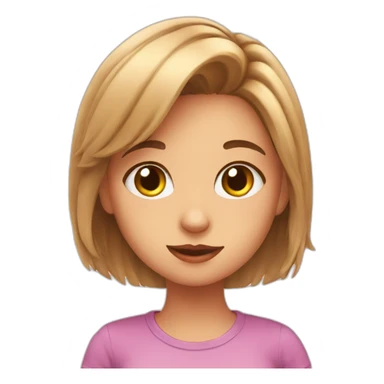 girl love cat sticker