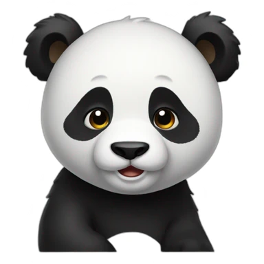 2 friend panda  sticker