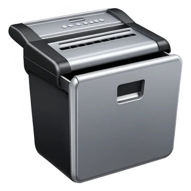 paper shredder sticker