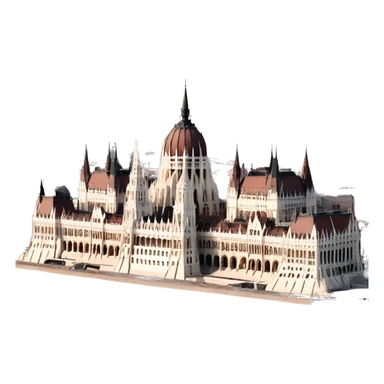 budapest parliament sticker