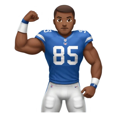 NFL players jersey sticker