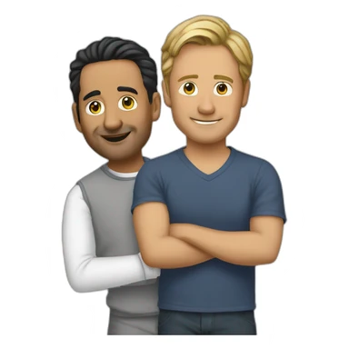 Jeff panacloc et jean marc sticker