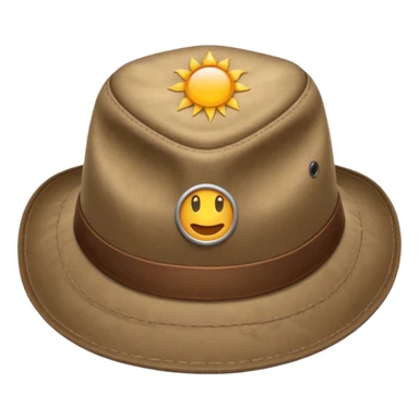 safari hat sticker