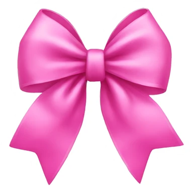 Pink bow sticker