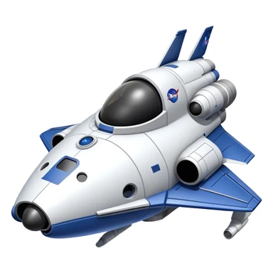 a spaceship like a cst-100 from nasa sticker
